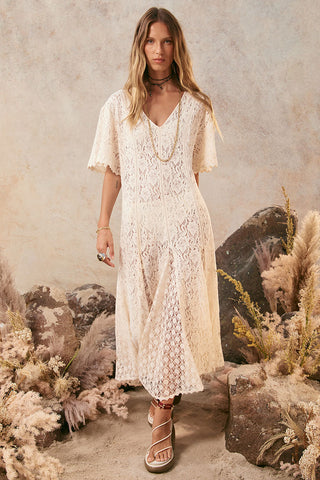 Lux Lisbon Lace Handkerchief Dress