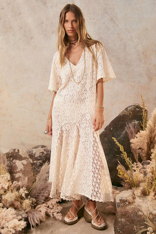 Lux Lisbon Lace Handkerchief Dress