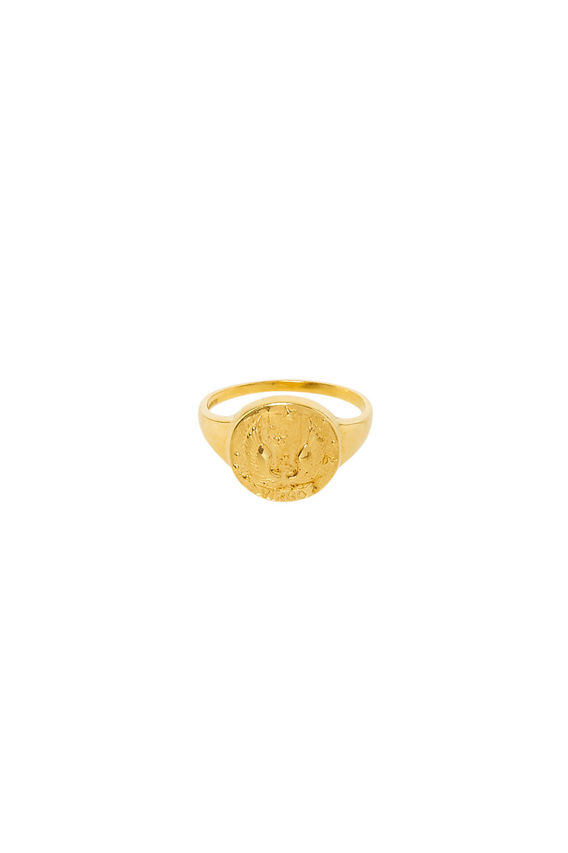 Virgo Stargazer Zodiac Ring